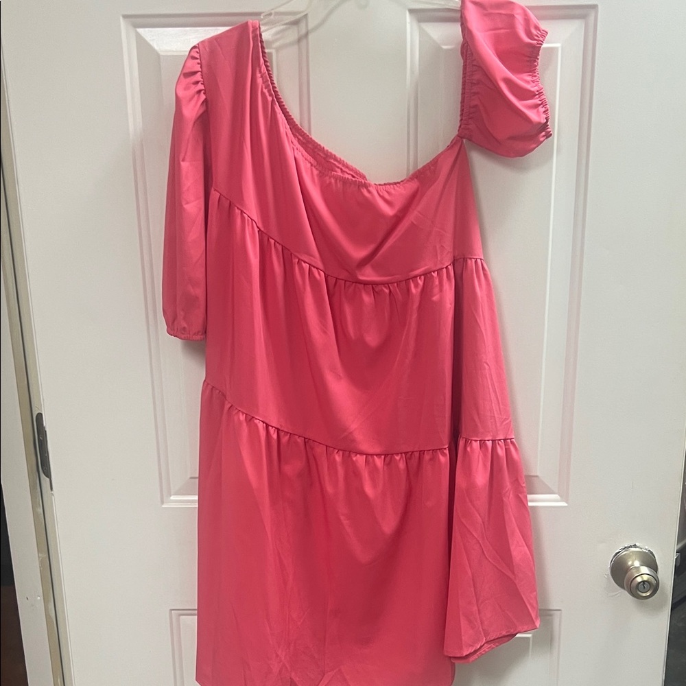 SHEIN Vibrant Pink Dress